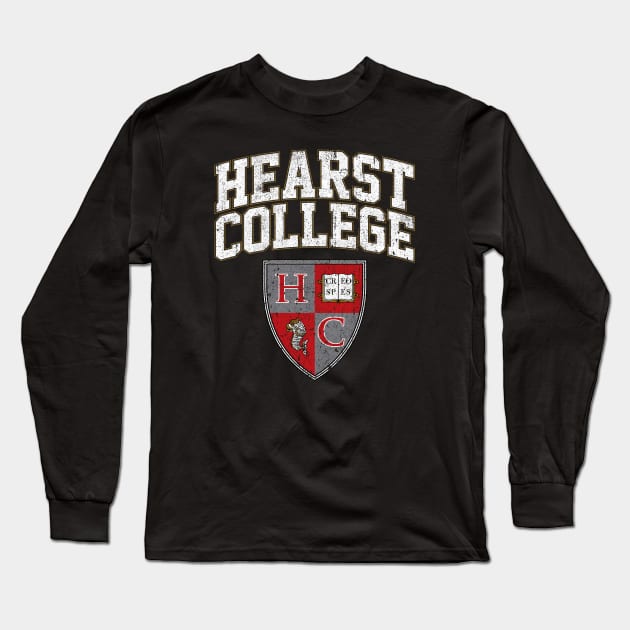 Hearst College Long Sleeve T-Shirt by huckblade